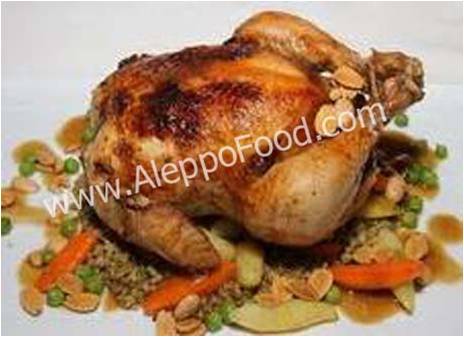 طهي الدجاج على الملح